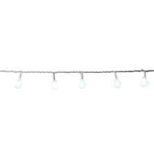 Pisca Pisca Bolas Led Natal 8 Funções 100L 6M 220V Branco