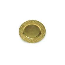 Sousplat Natalino Decoração Mesa de Natal Estampa Dourado