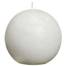 Vela Decorativa Cromus Branca 15 cm