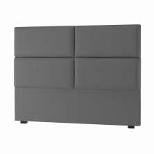 Cabeceira Queen Megan 160 CM Suede Cinza - D A Decor