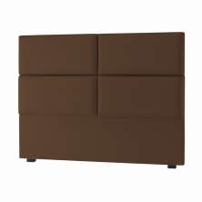 Cabeceira Queen Megan 160 CM Suede Marrom - D A Decor