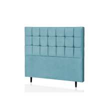 Cabeceira Solteiro Livia 90 CM Suede Azul Turquesa- D A Decor