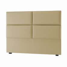 Cabeceira Solteiro Megan 90 CM Suede Bege - D A Decor