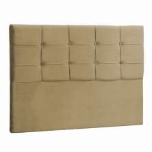 Cabeceira Solteiro Mel 90 CM Suede Camurça - D A Decor