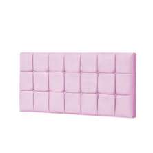 Painel Estofada Espanha 100CM Solteiro Strass Suede Rosa - D A DECOR
