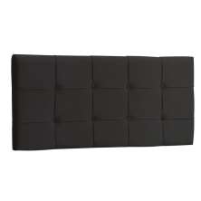 Painel Queen Jordania 160 CM Preto - D A Decor