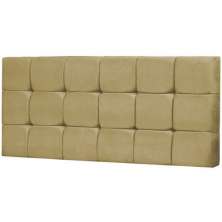 Painel Solteiro Espanha 90 CM Bege - D A Decor