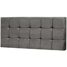 Painel Solteiro Espanha 90 CM Cinza - D A Decor