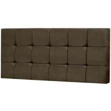 Painel Solteiro Espanha 90 CM Marrom - D A Decor
