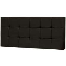 Painel Solteiro Espanha 90 CM Preto - D A Decor