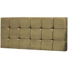 Painel Solteiro Livia 90 CM Camurça - D A Decor