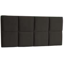Painel Solteiro Poliana 90 CM Preto - D A Decor
