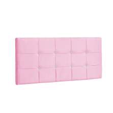 Painel Solteiro Strass Jordania 100 CM Suede Rosa - D A Decor