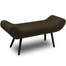 Recamier Áustria 120 CM Suede Marrom - D A Decor