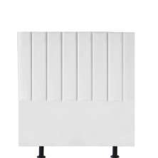 Cabeceira Estofada Casal 140CM Karla Suede Branco - D A DECOR