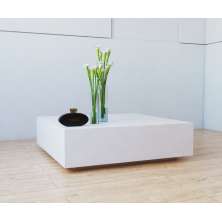Mesa quadrada MDF Sala de estar centro mesinha Decoração