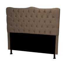 Cabeceira Cama Box King Size Dubai 1,90 Suede - Suede/Bege