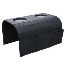 Esteira Porta Copo Braça Para Sofá Preto - D'Rost
