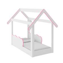 Cama Infantil Dreams Branca e Rosa