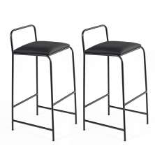 Banqueta Steel - Balcão Cozinha Varanda Gourmet - Kit 2