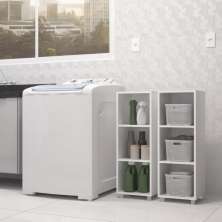 Estante Modular 3 Nichos Austin Branco