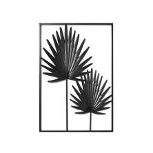 Adorno Decorativo de Parede Preto 65x45x1 cm - D'Rossi