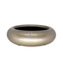 Bacia Decorativa Redondo Ouro Velho M 13X40 cm - D'Rossi