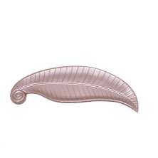 Bandeja Decorativa de Madeira Folha Rosê 2x35x13 cm - D'Rossi