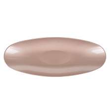 Bandeja Oval Natal Champanhe 40,5X16,5X4,5 D'Rossi