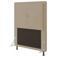 Cabeceira Ametista Para Cama Box Solteiro 90 cm Suede - D'Rossi