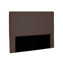 Cabeceira Aquilla Para Cama Box Casal 140 cm Suede Café - D'Rossi