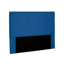 Cabeceira Aquilla Para Cama Box Solteiro 90 cm Suede Azul Marinho - D'Rossi