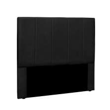 Cabeceira Arizona Para Cama Box Solteiro 90 cm Corino Preto - D'Rossi