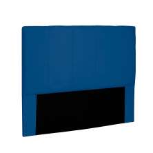 Cabeceira Arizona Para Cama Box Solteiro 90 cm Suede Azul Marinho - D'Rossi