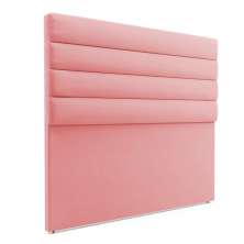 Cabeceira California Para Cama Box Casal 140 cm Suede Rosê - D'Rossi
