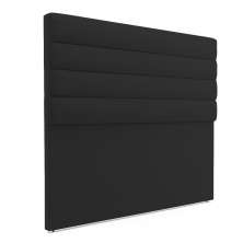 Cabeceira California Para Cama Box Casal 140 cm Veludo Preto - D'Rossi