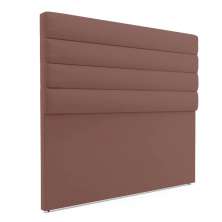 Cabeceira California Para Cama Box Casal 140 cm Veludo Rosê - D'Rossi