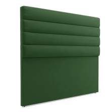 Cabeceira California Para Cama Box King 190 cm Suede Verde - D'Rossi