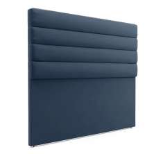 Cabeceira California Para Cama Box Queen 160 cm Suede Azul Marinho - D'Rossi