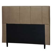 Cabeceira Donna Para Cama Box King 193 cm Suede Bege -  D'Rossi