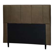 Cabeceira Donna Para Cama Box Queen 160 cm Suede Marrom -  D'Rossi