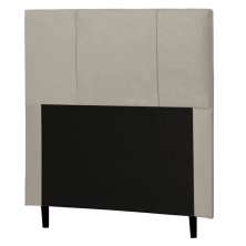 Cabeceira Donna Para Cama Box Solteiro 90 cm Suede Bege - D'Rossi