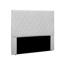 Cabeceira Dubai Para Cama Box Queen 160 cm Corino Branco - D'Rossi