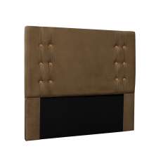 Cabeceira Gênova Para Cama Box Casal 140 cm Suede Caramelo - D'Rossi