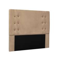 Cabeceira Gênova Para Cama Box Solteiro 90 cm Suede Bege - D'Rossi
