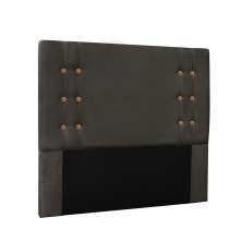 Cabeceira Gênova Para Cama Box Solteiro 90 cm Suede Cinza - D'Rossi