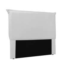 Cabeceira Garden Para Cama Box Queen 160 cm Corino Branco - D'Rossi