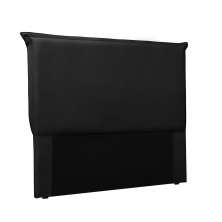 Cabeceira Garden Para Cama Box Queen 160 cm Corino Preto - D'Rossi