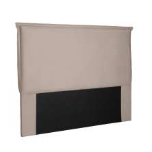 Cabeceira Garden Para Cama Box Solteiro 90 cm Suede Bege - D'Rossi