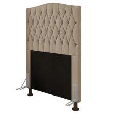 Cabeceira Greta Para Cama Box Solteiro 90 cm Suede - D'Rossi
